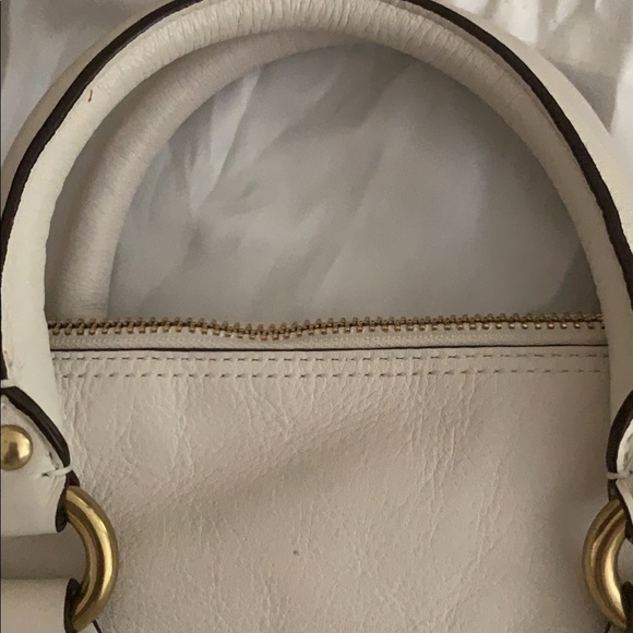 Coach cream color bag (authentic) paid $299 - Picture 9 of 13